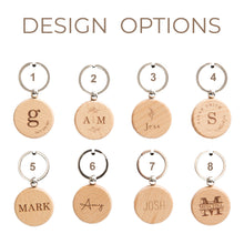 Load image into Gallery viewer, Keychain Round