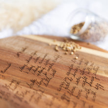 Load image into Gallery viewer, Recipe serving board