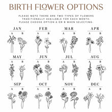 Load image into Gallery viewer, Birth Flower Compact Mirror