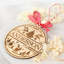 Load image into Gallery viewer, Christmas round ornament C10