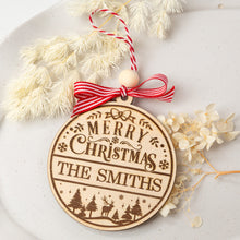 Load image into Gallery viewer, Christmas round ornament C11