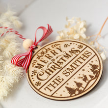 Load image into Gallery viewer, Christmas round ornament C11