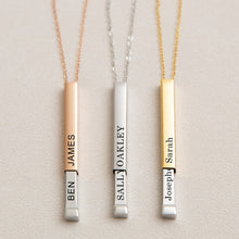 Load image into Gallery viewer, Necklace double bar