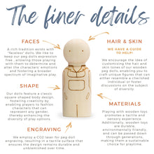 Load image into Gallery viewer, Occupation Peg Dolls