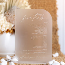 Load image into Gallery viewer, Frosted Menu