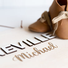 Load image into Gallery viewer, Hexagon name plaque