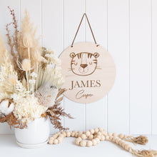 Load image into Gallery viewer, Animal name plaque