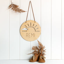 Load image into Gallery viewer, Sunshine name plaque