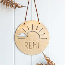 Load image into Gallery viewer, Sunshine name plaque