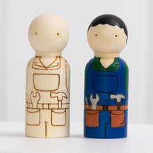 Load image into Gallery viewer, Occupation Peg Dolls
