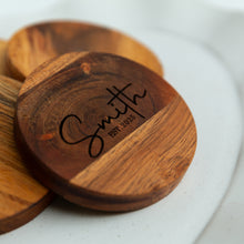 Load image into Gallery viewer, Coasters - Script
