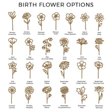 Load image into Gallery viewer, Wooden Birth Flower Bouquet
