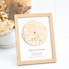 Load image into Gallery viewer, Personalised Map Wall Art
