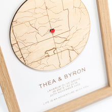 Load image into Gallery viewer, Personalised Map Wall Art
