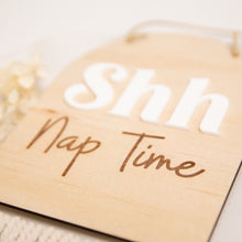 Load image into Gallery viewer, Nap time macrame sign
