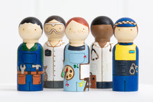 Load image into Gallery viewer, Occupation Peg Dolls
