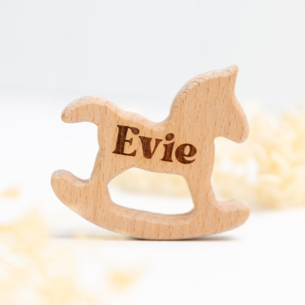 Rocking horse teether