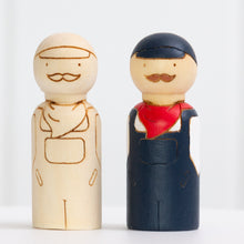 Load image into Gallery viewer, Occupation Peg Dolls
