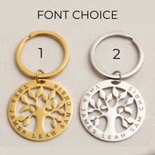 Load image into Gallery viewer, Tree of life keychain
