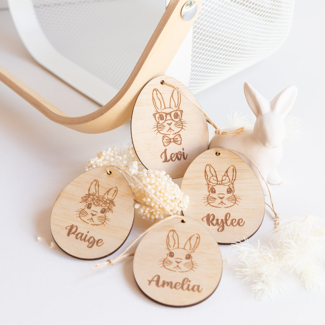 Easter basket tags